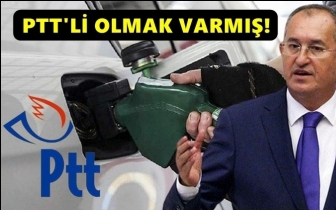 PTT y&ouml;neticilerine yıllık 4 bin litre akaryakıt!
