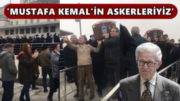 &quot;Mustafa Kemal'in askerleriyiz&quot; sloganı ve alkışlarla uğurlandı...