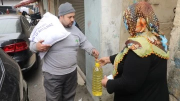 Ramazan ayı öncesi dar gelirli ailelere gıda yardımı 