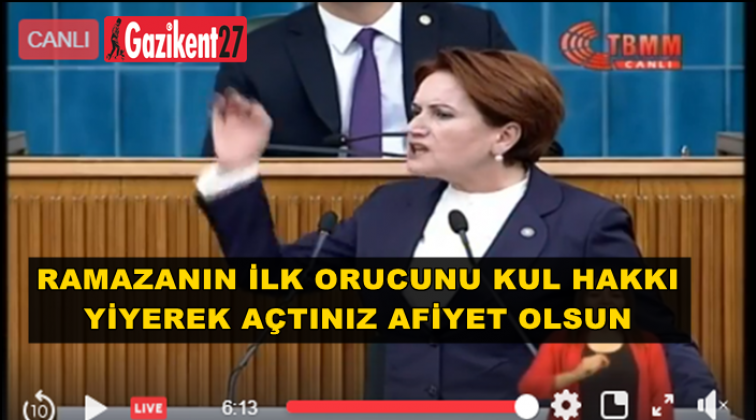 'Ramazanın ilk orucunu hak yiyerek a&ccedil;tınız'