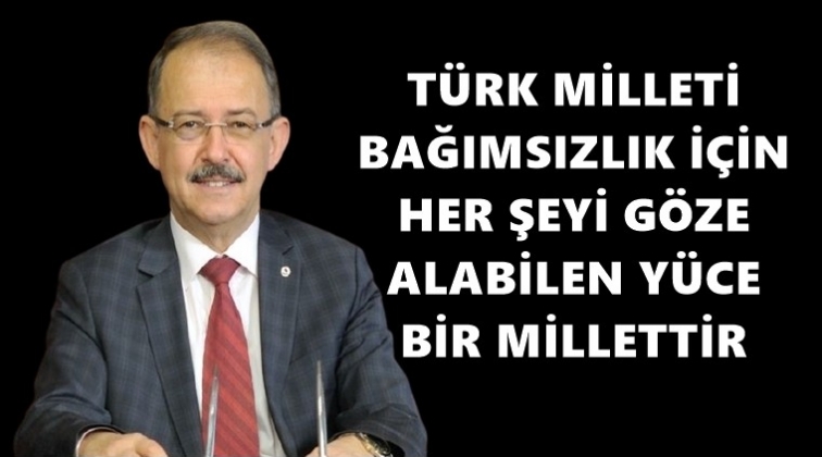 Rekt&ouml;r Dağlı'dan 15 Temmuz mesajı