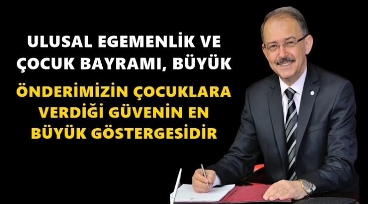 Rekt&ouml;r Dağlı'dan 23 Nisan mesajı