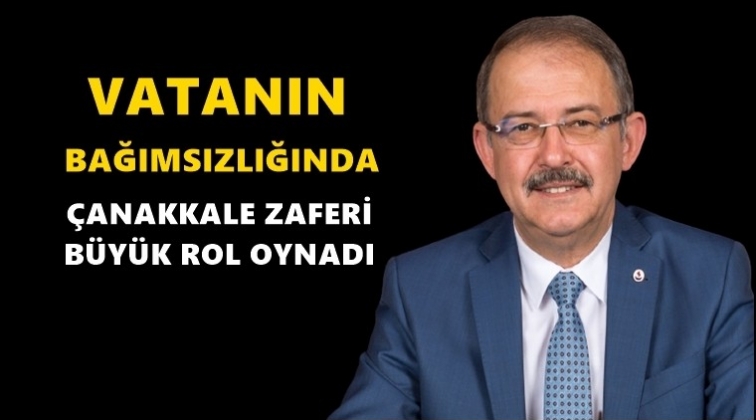 Rekt&ouml;r Dağlı'dan &Ccedil;anakkale Zaferi mesajı