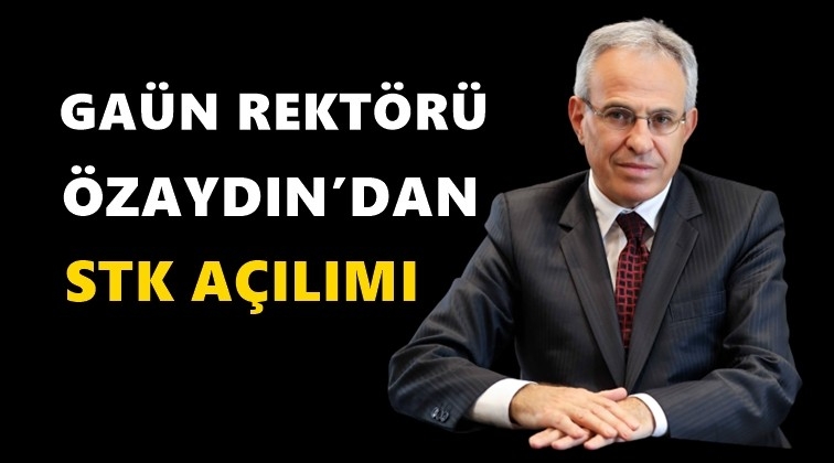 Rekt&ouml;r &Ouml;zaydın&rsquo;dan STK a&ccedil;ılımı