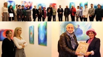 Ressam Emine Kasap Karakoç’un resim sergisi açıldı