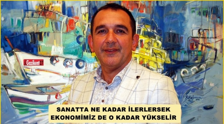 Ressam Kalyoncu, 8’inci kişisel resim sergisini açtı