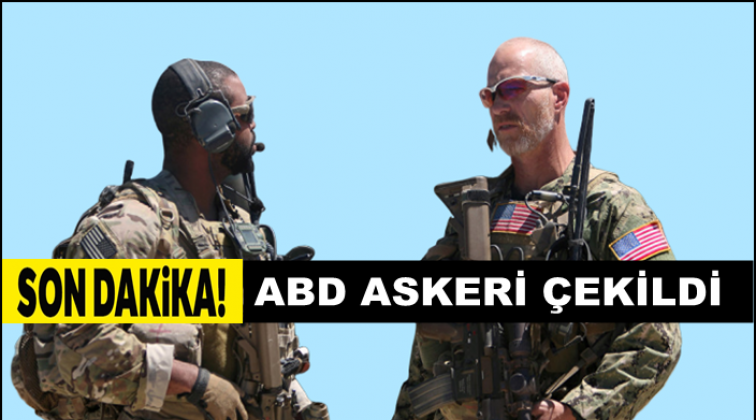 Reuters: ABD askerleri çekildi