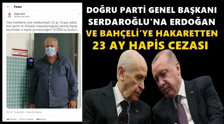 Rifat Serdaroğlu'na hakaretten hapis cezası!..