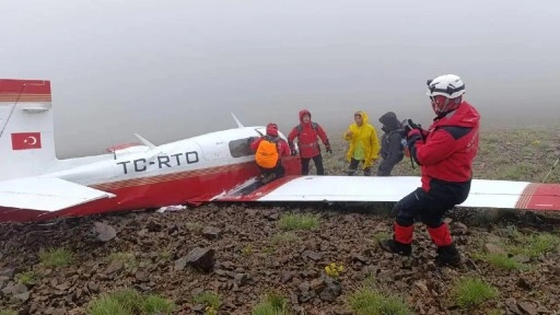 Rize'ye giderken düşen uçağın enkazına ulaşıldı: Ölü ve yaralı var!