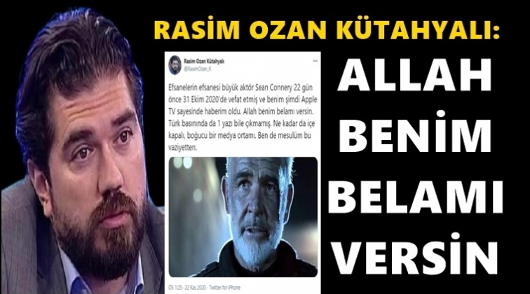 ROK: Allah benim belamı versin