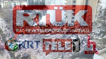 RT&Uuml;K'ten muhalif kanallara 'deprem' cezaları geliyor!