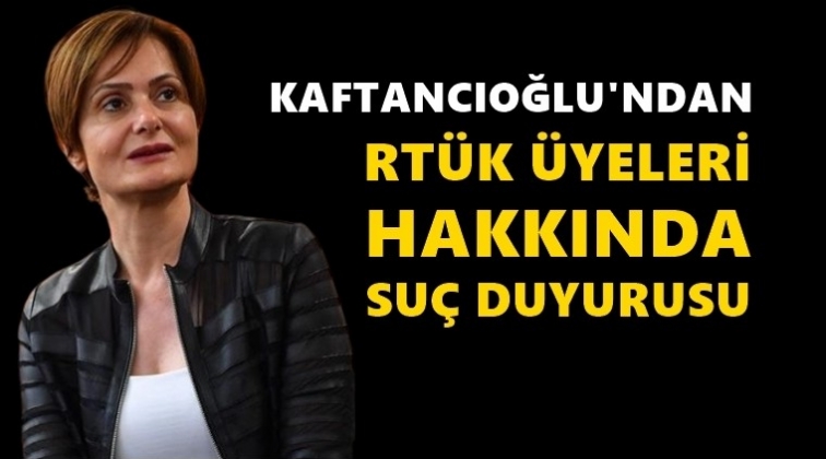 RT&Uuml;K &uuml;yeleri hakkında su&ccedil; duyurusu