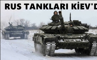Rus tankları Kiev'de sirenler çalıyor!