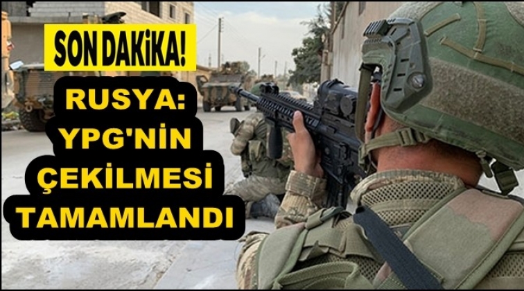 Rusya: YPG'nin &ccedil;ekilmesi tamamlandı