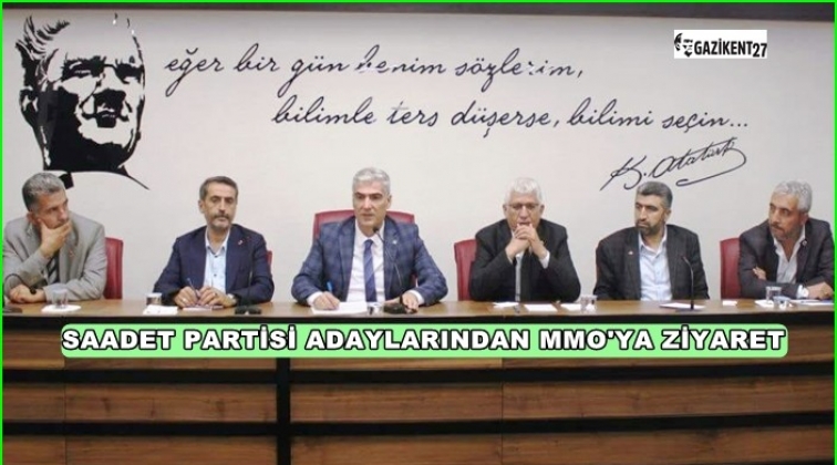 Saadet Partisi milletvekili adaylarından MMO'ya ziyaret