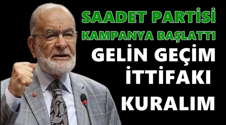 Saadet Partisi yeni ittifakını a&ccedil;ıkladı!