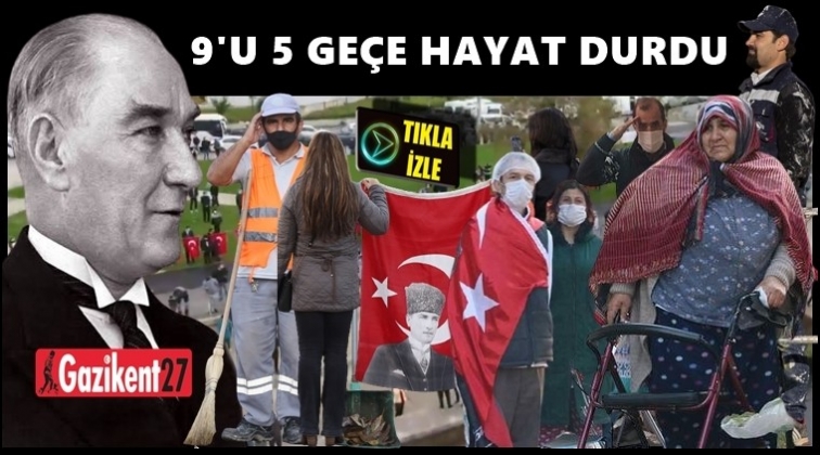 Saat 9'u 5 ge&ccedil;e hayat durdu...