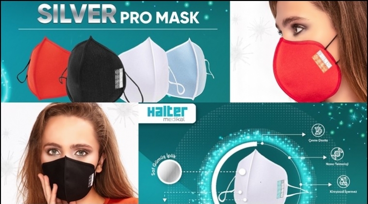 Saf G&uuml;m&uuml;ş iplikli Silver Pro Mask