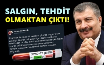 Sağlık Bakanı: Salgın tehdit olmaktan &ccedil;ıktı!