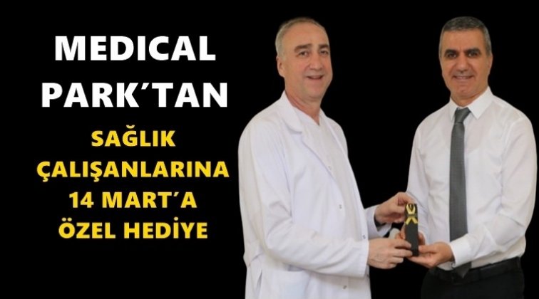 Sağlık &ccedil;alışanlarına &ouml;zel hediye...