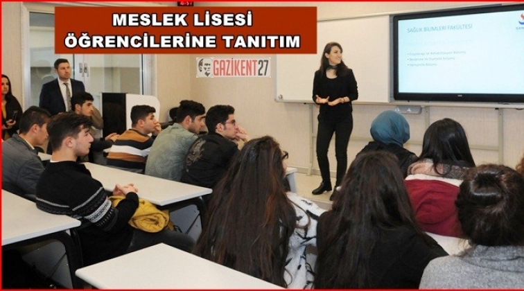 Sağlık Meslek Lisesi &ouml;ğrencileri SANKO &Uuml;niversitesi'nde