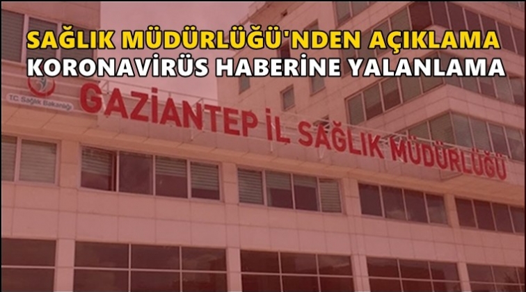 Sağlık M&uuml;d&uuml;rl&uuml;ğ&uuml;'nden yalanlama