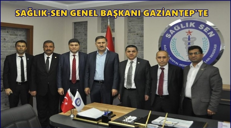 Sağlık-Sen Genel Başkanı Gaziantep'te