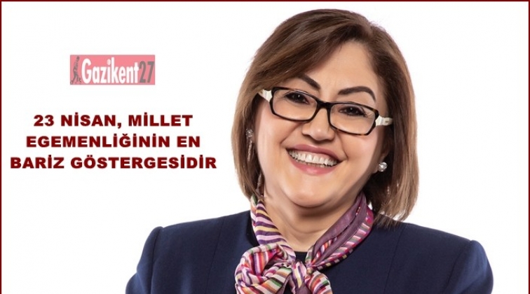 Şahin, 23 Nisan'ı kutladı