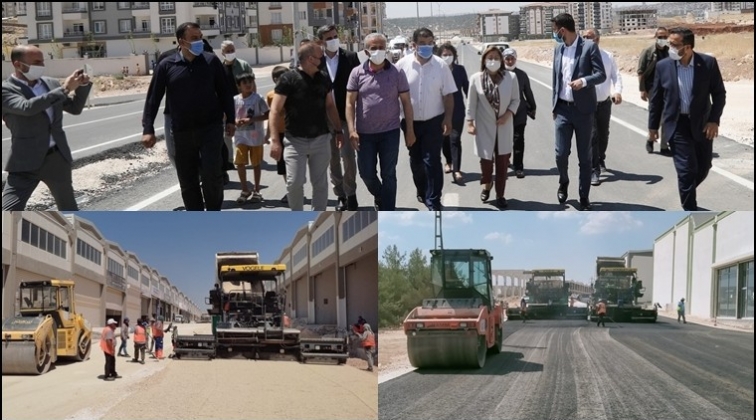 Şahin, asfalt &ccedil;alışmalarını yerinde inceledi...