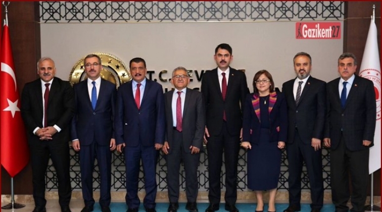 Şahin başkanlığındaki heyetten Ankara ziyareti