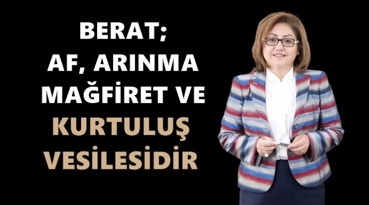 Şahin, Berat Kandili'ni kutladı