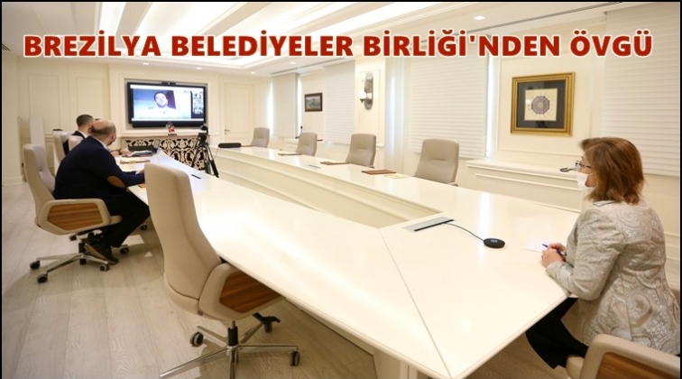 Şahin, Brezilya Belediyeler Birliği ile g&ouml;r&uuml;şt&uuml;