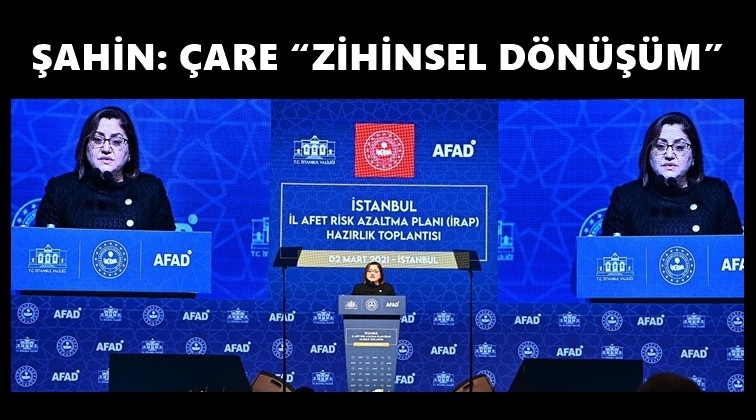Şahin: &Ccedil;are zihinsel d&ouml;n&uuml;ş&uuml;m...