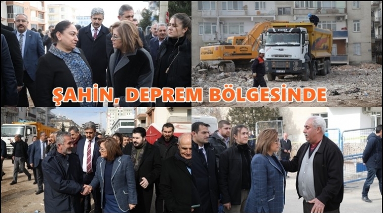 Şahin, deprem b&ouml;lgesinde incemede bulundu