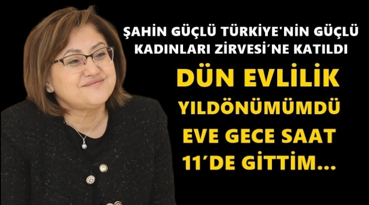 Şahin: Evlilik yıl d&ouml;n&uuml;m&uuml;mde eve 11&rsquo;de gittim...