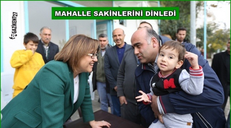 Şahin, Gerciğin Mahallesi sakinlerini dinledi