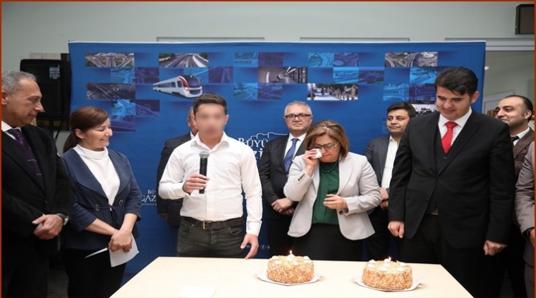 Şahin g&ouml;zyaşlarını tutamadı...