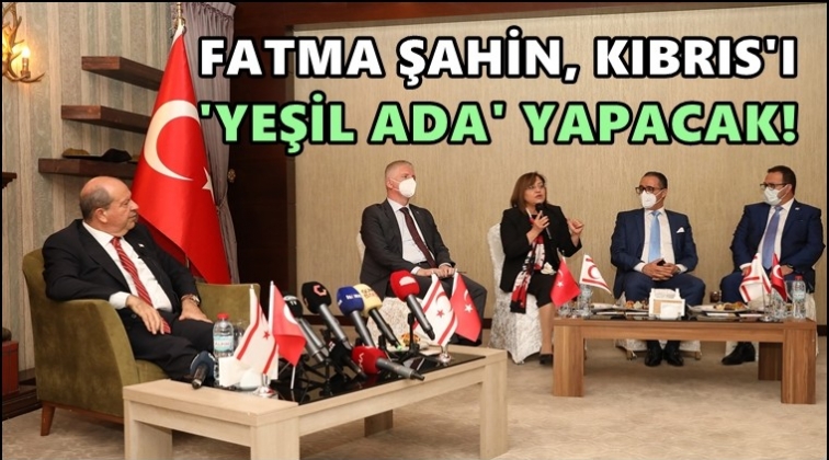 Şahin: Kıbrıs&rsquo;ı yeşil ada yapacağız!