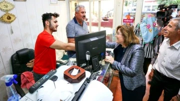 Şahin, mahalle ziyaretlerini sürdürüyor...