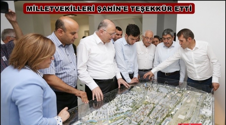 Şahin, milletvekillerine hizmetlerini anlattı