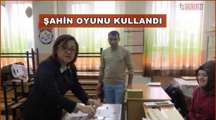Şahin oyunu kullandı