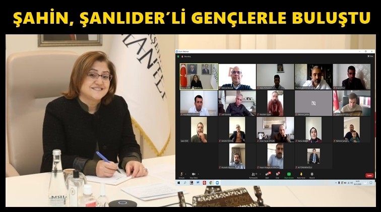Şahin, ŞANLIDER&rsquo;li gen&ccedil;lerle buluştu