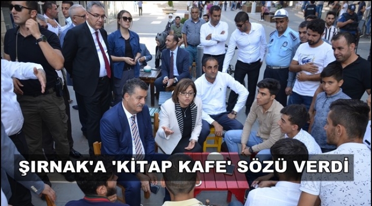 Şahin, Şırnak'ta kitap kafe kuracak