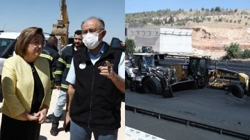  Şahin, TAG Otoyolu'nda &ccedil;alışmaları izledi...