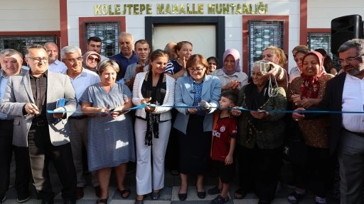 Şahin, Üçoklar ve Kolejtepe'de muhtarlık binası açtı