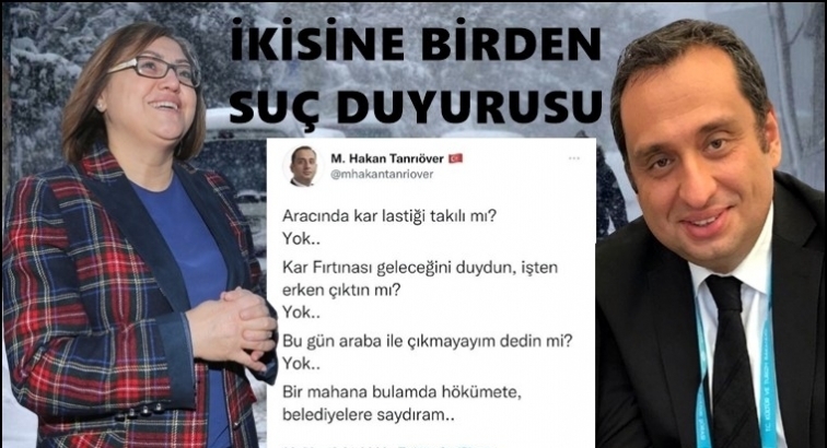 Şahin ve Tanrı&ouml;ver'e su&ccedil; duyurusu!..