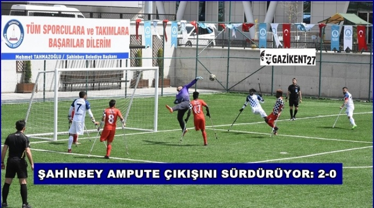 Şahinbey Ampute 2-0 galip