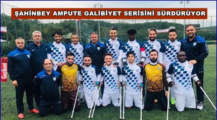 Şahinbey Ampute 3-0 galip