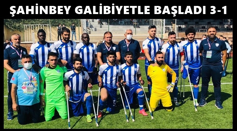 Şahinbey Ampute galibiyetle başladı