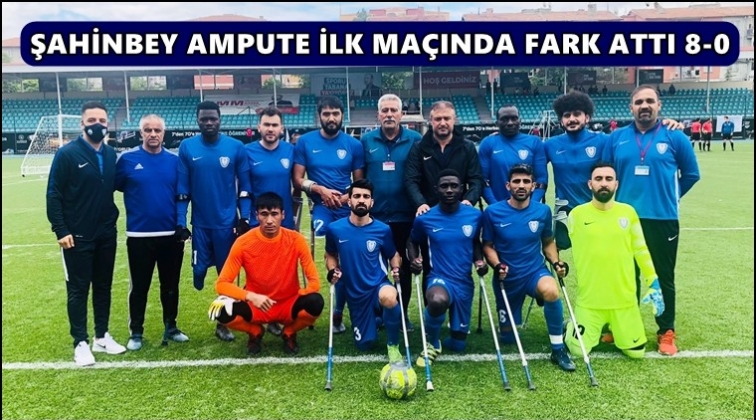 Şahinbey Ampute galibiyetle başladı...